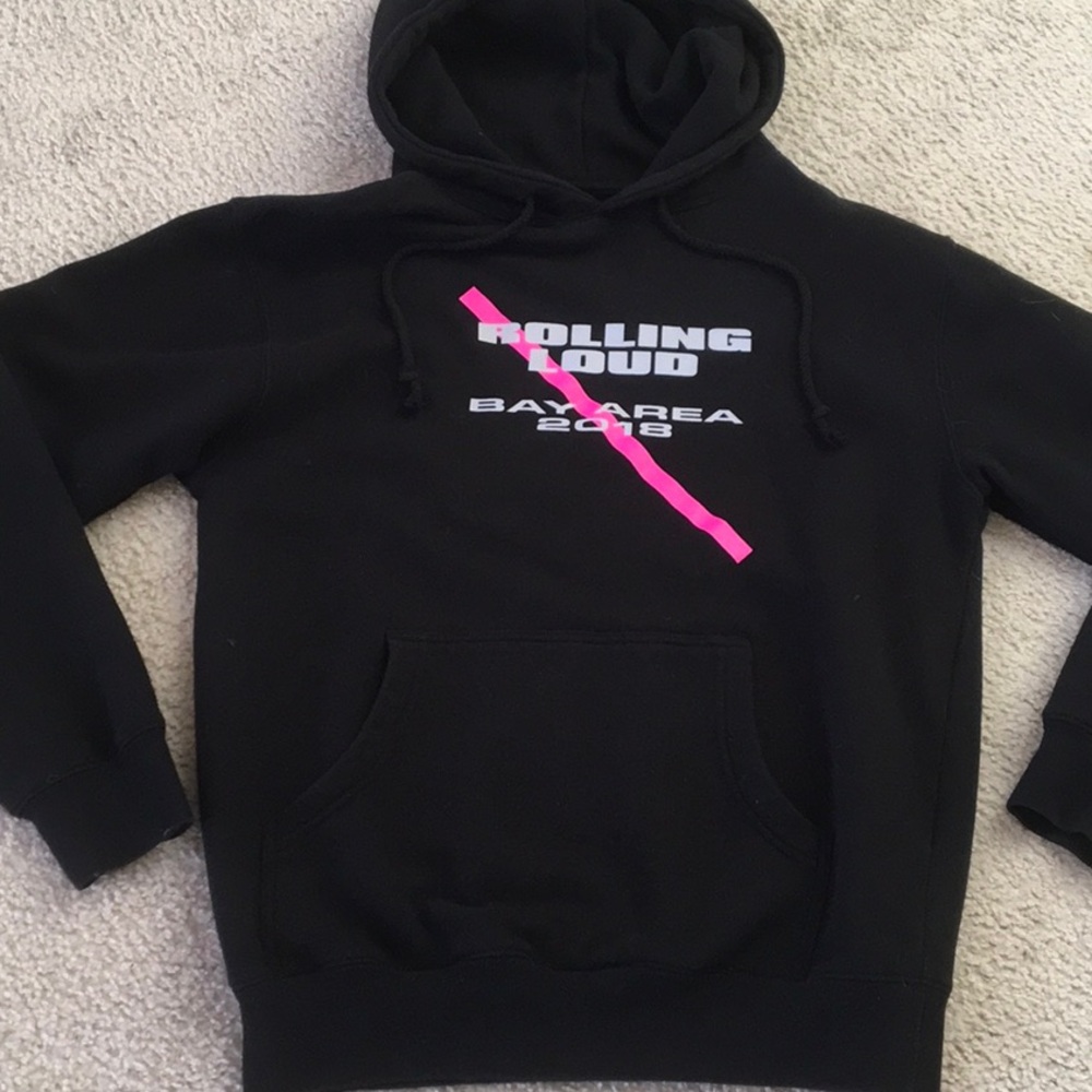 ROLLING LOUD/BLACK-“ROLLING LOUD BAY AREA 2018”CONCERT HOODIE